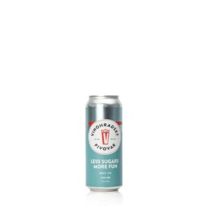 Vinohradská 12° Less Sugars Brut IPA 5,2 % 500ml - Plech
